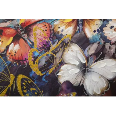 OBRAZ NA PŁÓTNIE W RAMIE Tara -A- 82X4,5X82 cm